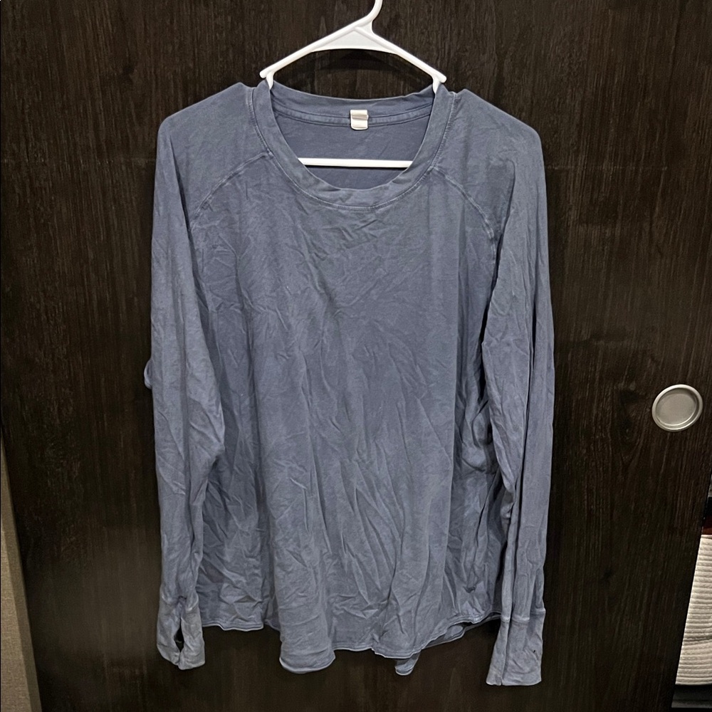 Zella Slate Blue Cotton Top